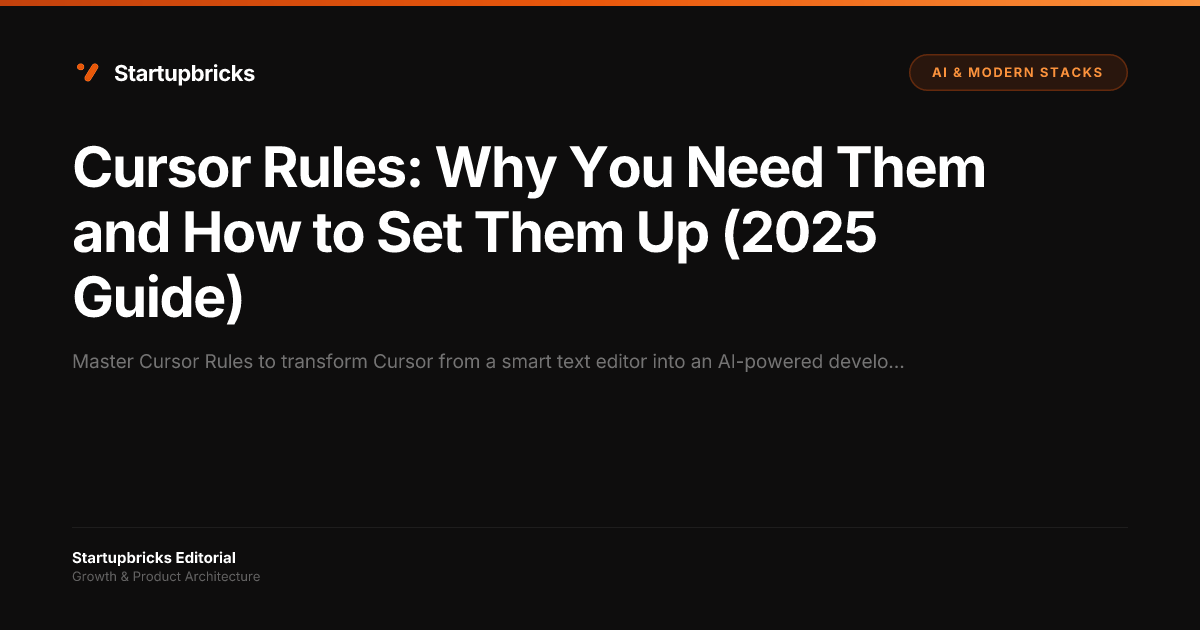 Cursor Rules: Why You Need Them and How to Set Them Up (2025 Guide ...