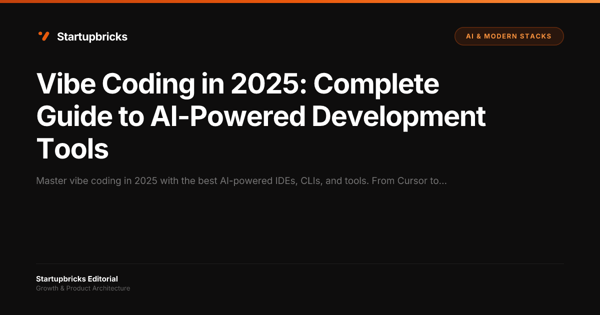 Vibe Coding in 2025: Complete Guide to AI-Powered Development Tools ...